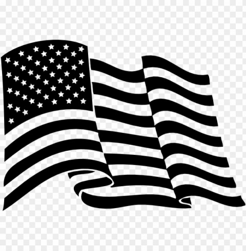 american flag clip art at clker - waving american flag vector black and white PNG pictures with no background