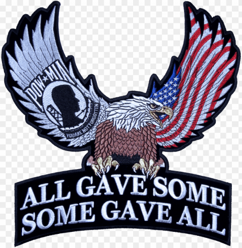 american flag eagle - all gave some Isolated Subject with Clear Transparent PNG