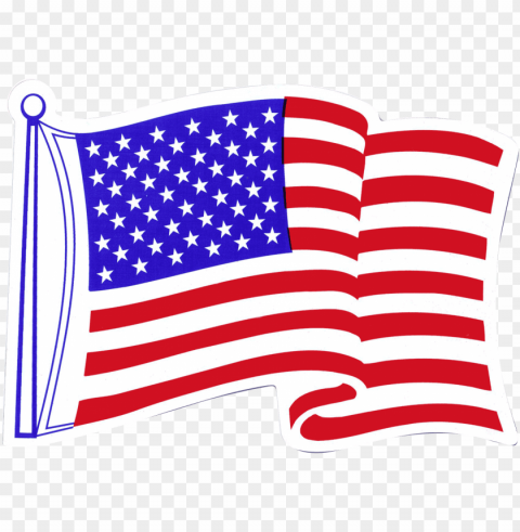 american flag fridge magnet - us flag store american flag waving magnet Transparent background PNG clipart
