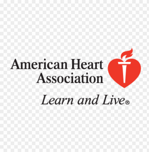 american heart association logo vector PNG Graphic with Transparent Isolation