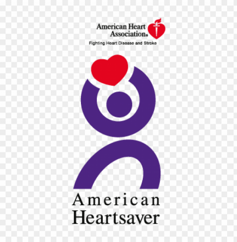 american heartsaver day logo vector HighQuality Transparent PNG Isolated Graphic Design