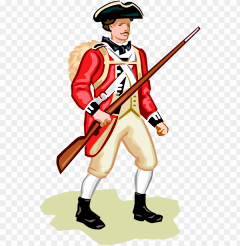 american revolutionary war united states kingdom - british soldier american revolution clipart PNG Isolated Design Element with Clarity