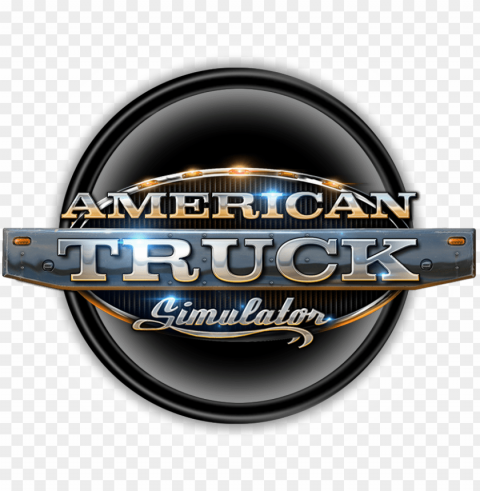 american truck simulator logo Transparent PNG graphics complete archive