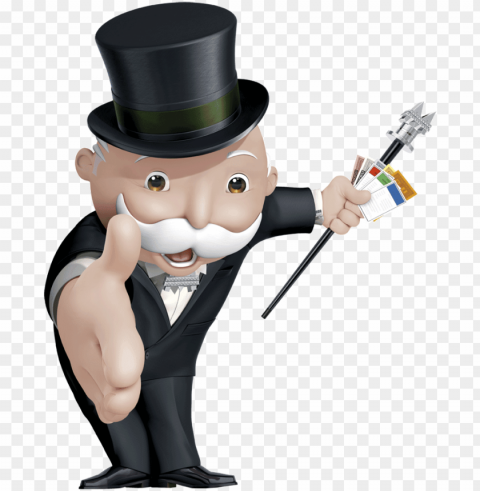 Ames - Monopoly - Monopoly Man Transparent Background PNG For Personal Use