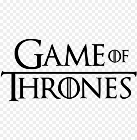 ames of thrones - game of throne logo Transparent PNG Graphic with Isolated Object