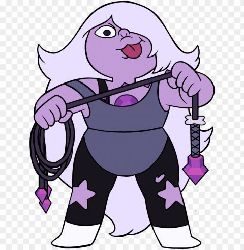 amethyst and whip - amethyst garnet steven universe HighResolution Transparent PNG Isolated Graphic