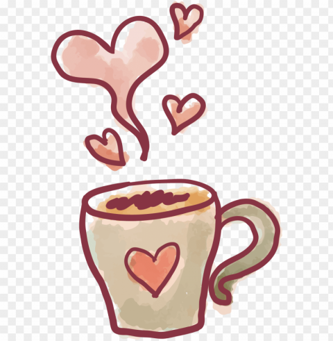 amor imagenes de cafe PNG Image with Isolated Graphic Element