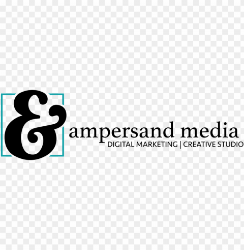 ampersand media logo - monochrome PNG for educational use