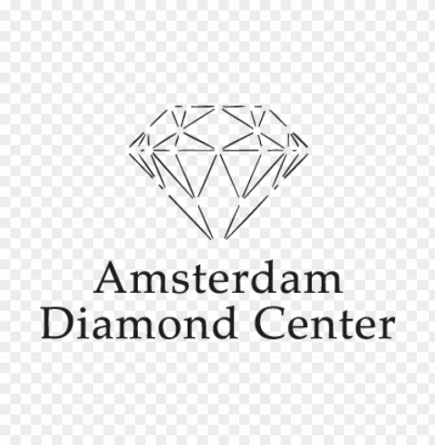 amsterdam diamond center vector logo free Transparent PNG Isolated Item