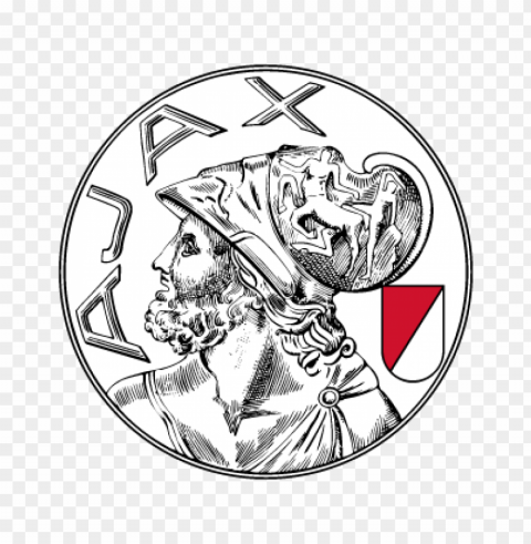 amsterdamsche fc ajax 2007 vector logo Isolated Object on Transparent PNG