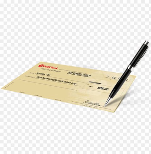 an account that comes with a chequebook - cheque book Clean Background Isolated PNG Object