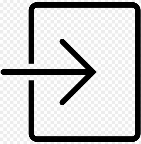 an enter icon is a rectangle shape and between one - enter icon PNG picture