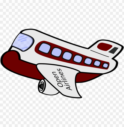 An Interesting Plane - Plane Cartoon Vector PNG Images With Clear Alpha Channel