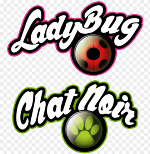 and chat noir logos - miraculous ladybug and cat noir logo Clear PNG photos