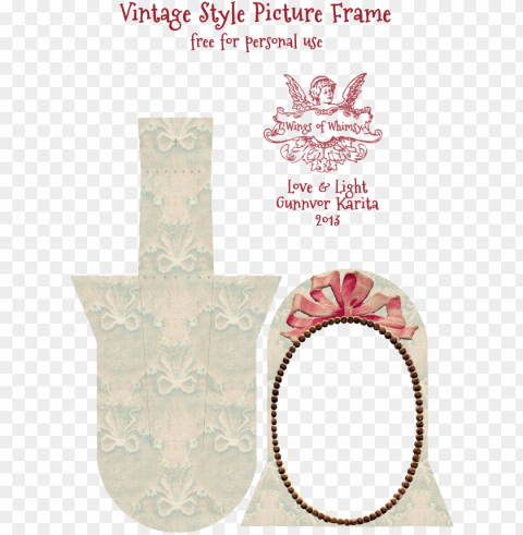 And Finally Just The Pretty Pink Ribbon Frame As A - Frame Vintage Transparent PNG Graphics Library