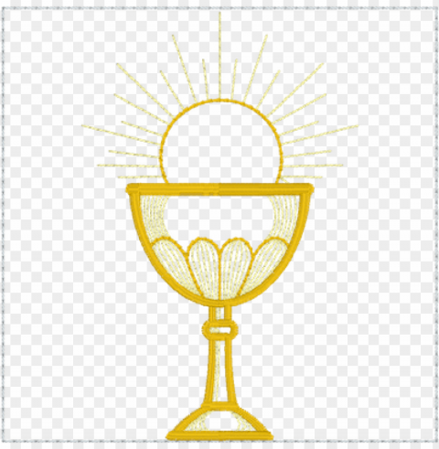 and images pluspng gold eucharist - communion embroidery desi Isolated Object with Transparent Background in PNG