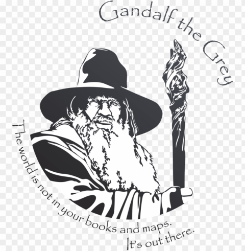 andalf by mad42sam - lord of the rings gandalf vector Isolated PNG on Transparent Background
