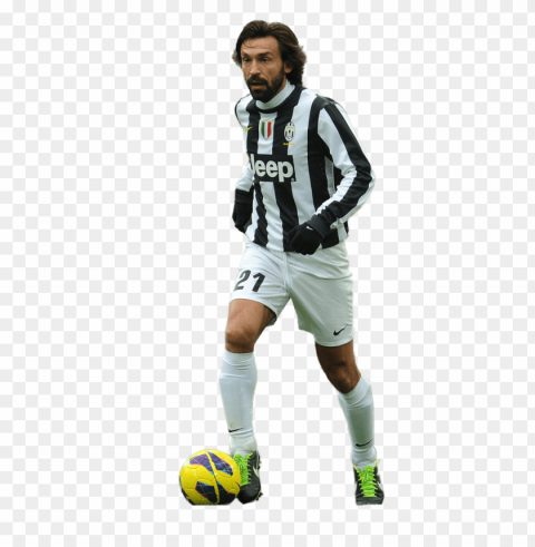 andrea pirlo Isolated Character with Transparent Background PNG