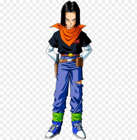 android 17 lapis ラピス rapisu - android 17 in dragon ball z Isolated Item in Transparent PNG Format