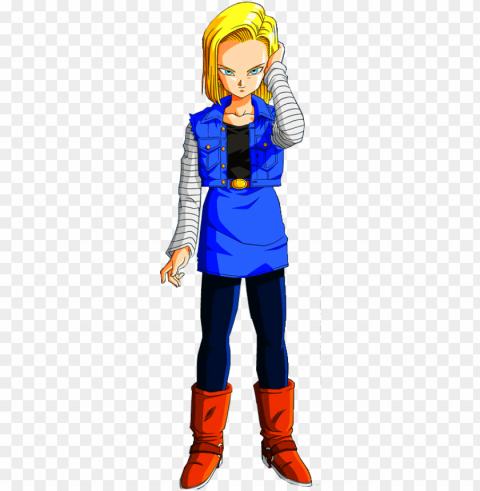 android 18 lazuli 2 by alexiscabo1-d90v2q8 - android 18 android saga PNG with Transparency and Isolation