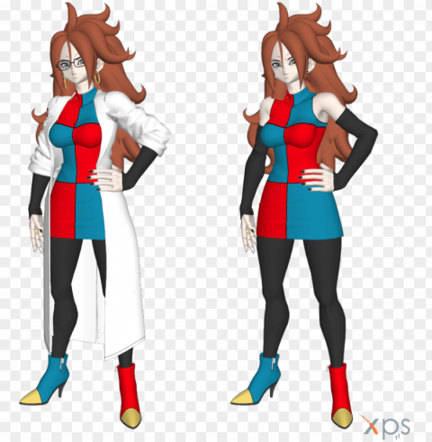 android 21 - dragon ball fighterz xnalara Clear Background Isolated PNG Icon