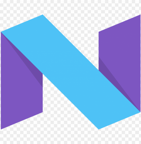 android n - android 7 nougat logo Isolated Graphic on Clear PNG