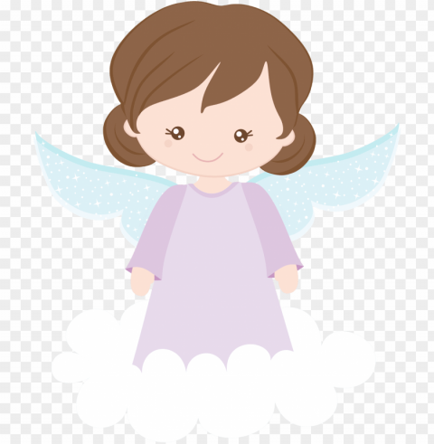 angel baby shower communion invitations birth of - little angel baptism Transparent Background PNG Isolated Character