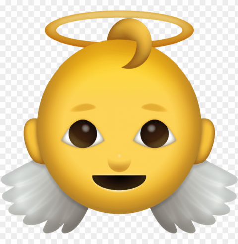 angel emoji PNG with clear overlay