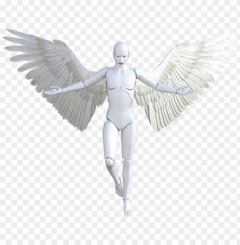 angel robot female woman futuristic cyborg - woman robot Background-less PNGs