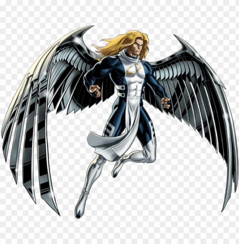 angel - x men angel comic PNG artwork with transparency