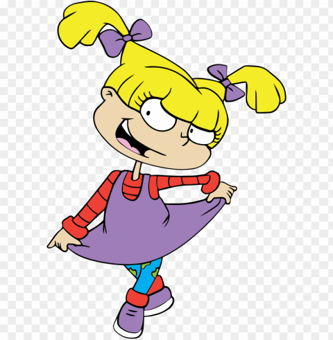 Angelica Pickles - Angelica From Rugrats PNG Isolated Illustration With Clarity