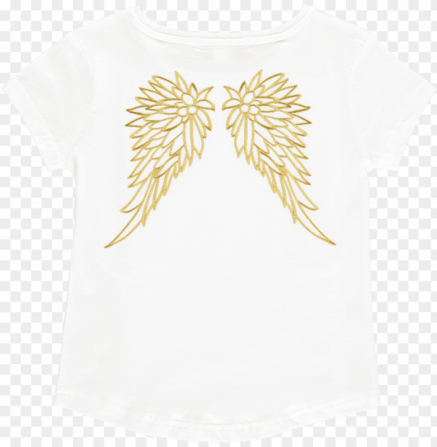 angel's face miracle wings tee us Isolated Design Element in PNG Format