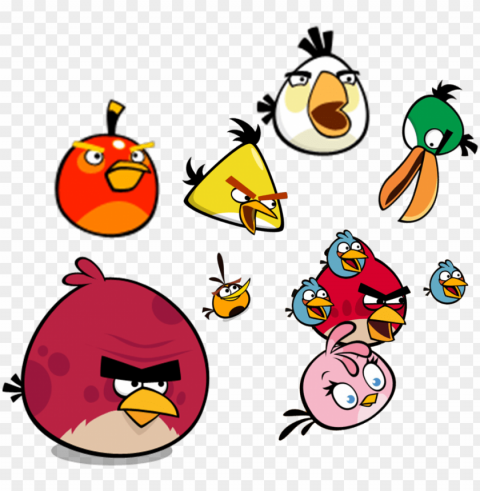 angry bird blue - angry birds PNG images alpha transparency