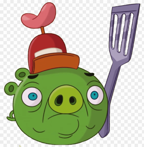 angry birds 2 pigs Transparent PNG Isolated Graphic Element