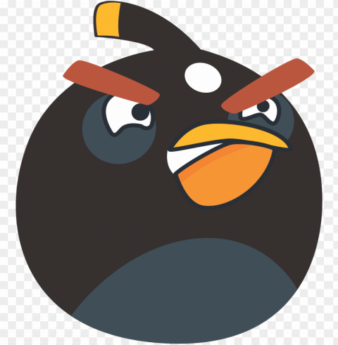 angry birds angrybirds angrybird cartoon cartoon - black angry bird PNG transparent photos massive collection