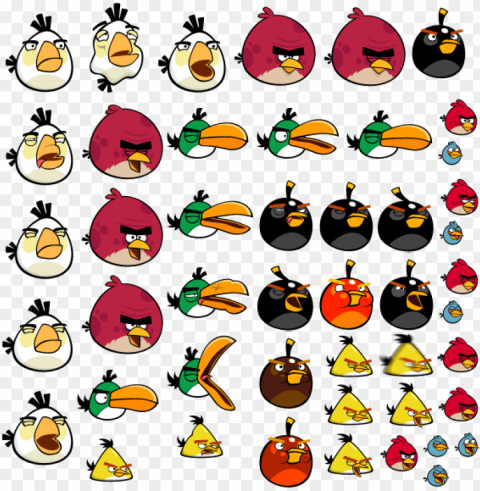 angry birds bird sprites Transparent background PNG artworks PNG transparent with Clear Background ID 3570f749