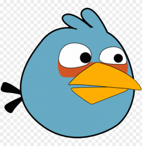angry birds characters blue HighResolution PNG Isolated Artwork