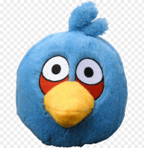 angry birds plush blue HighResolution Transparent PNG Isolation