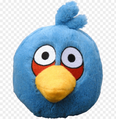 Angry Birds Plush Blue HighResolution Transparent PNG Isolation