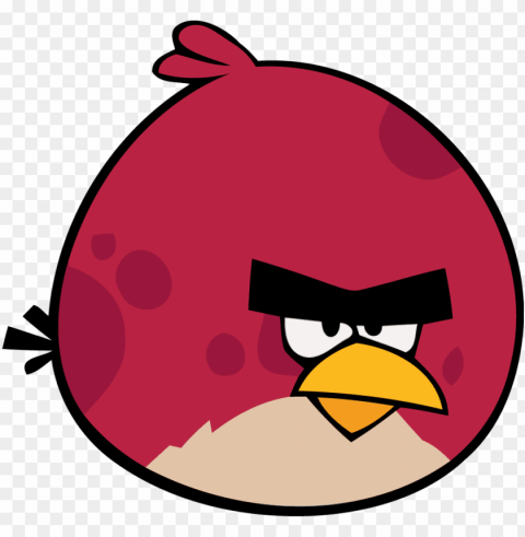angry birds red bird Transparent background PNG clipart