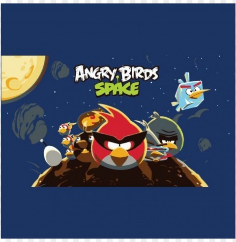angry birds space logo vector free Isolated Artwork on Transparent Background