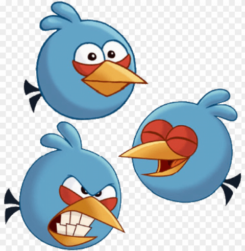 Angry Birds Toons The Blues HighQuality Transparent PNG Object Isolation