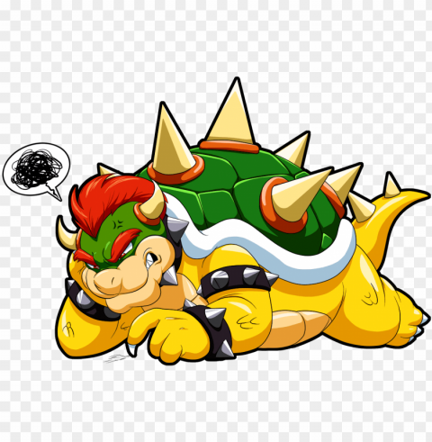 angry bowser - bowser angry Free PNG file