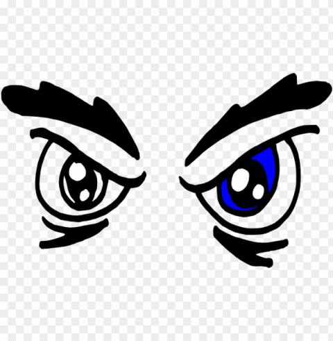 angry cartoon eyes - angry eyes clipart Clear PNG file