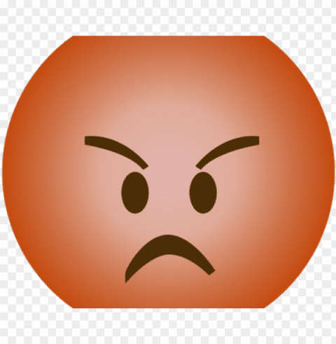 angry emoji clipart angry emoticon - angry face PNG Graphic with Transparent Background Isolation