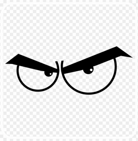 angry eyes cartoon PNG clipart with transparent background PNG transparent with Clear Background ID 17bef8d4