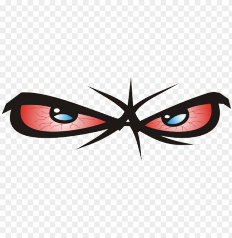angry eyes - no fear Transparent Background PNG Isolated Element