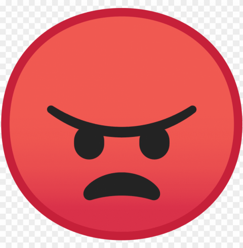 angry face icon - angry red emoji Free transparent PNG