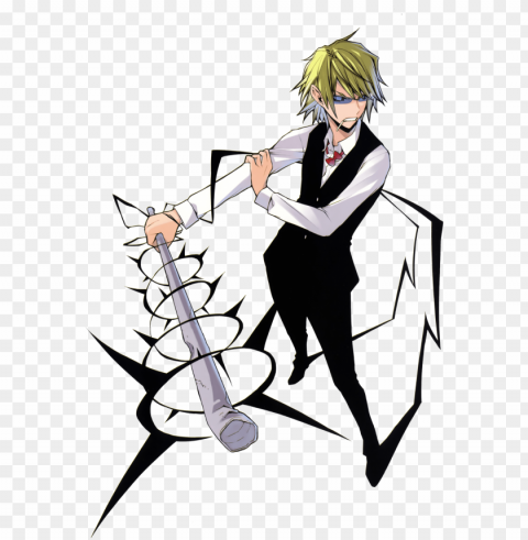 angry guy - durarara shizuo Isolated Element in HighQuality PNG