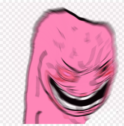 angry pink wojak Isolated Element with Transparent PNG Background